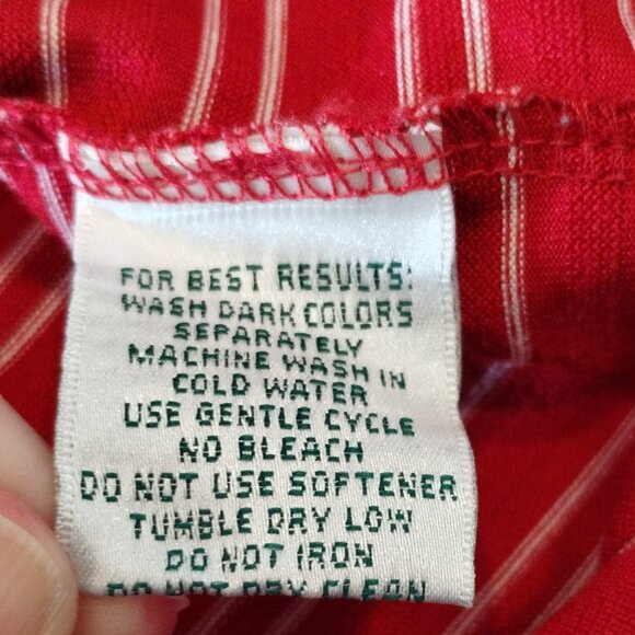 Masters Tech Red Striped Golf Polo Size L - Picture 7 of 7